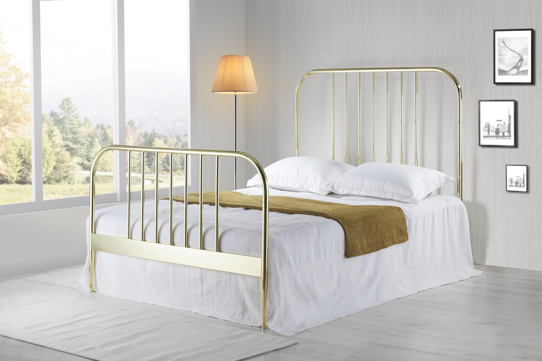 BD-133 HF Brass bed